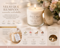 Velas para regalos de Boda